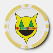 PERCENTUMDESIGNS.COM Poker Chip (Voorkant)