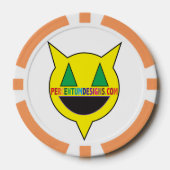 PERCENTUMDESIGNS.COM Poker Chip (Voorkant)