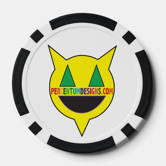 PERCENTUMDESIGNS.COM Poker Chip (Achterkant)