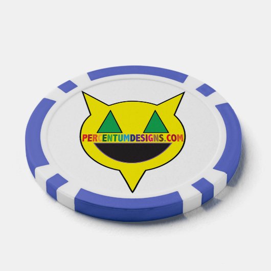 PERCENTUMDESIGNS.COM Poker Chip (Enkel)