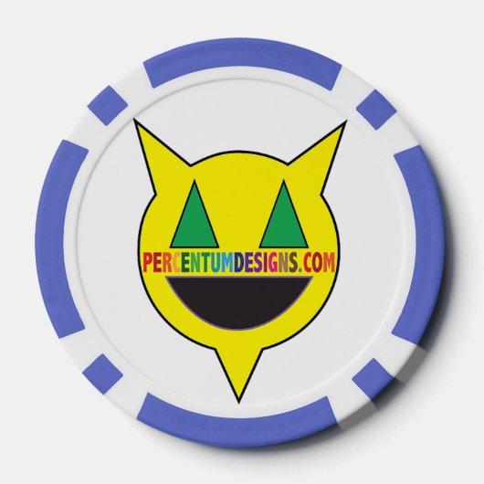 PERCENTUMDESIGNS.COM Poker Chip (Achterkant)