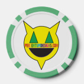 PERCENTUMDESIGNS.COM Poker ChipPoker Chip (Achterkant)