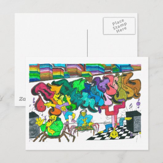 PercentumHipHop Briefkaart (Voorkant / Achterkant)