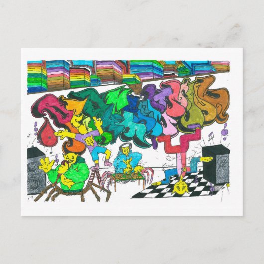 PercentumHipHop Briefkaart (Voorkant)