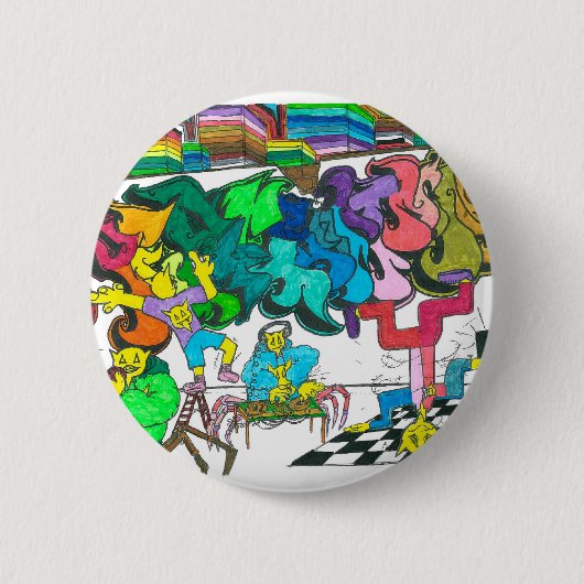 PercentumHipHop Ronde Button 5,7 Cm (Voorkant)