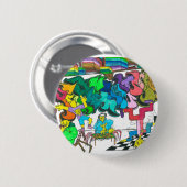 PercentumHipHop Ronde Button 5,7 Cm (Voorkant /achterkant)