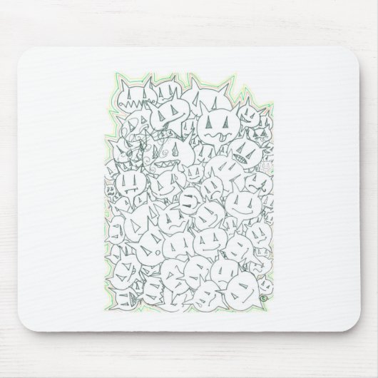 Percentumhoofden Muismat (Voorkant)