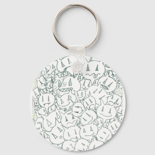 Percentumhoofden Sleutelhanger (Voorkant)