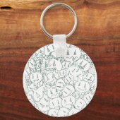 Percentumhoofden Sleutelhanger (Voorkant)