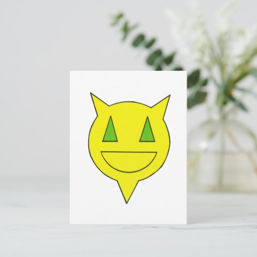 Percentumkop Briefkaart (Staand voorkant)