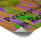 Perceptie is Realiteit Poster-Iris Poster (Hoek)
