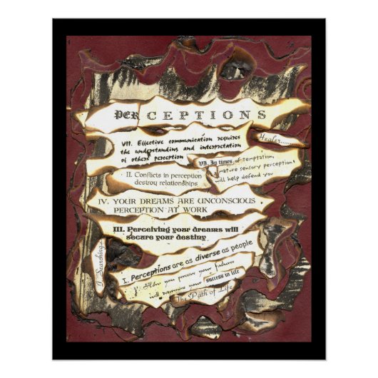 Perceptie Poster (Voorkant)