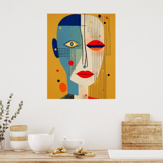 Perceptiespectrum Abstract Poster (Keuken)