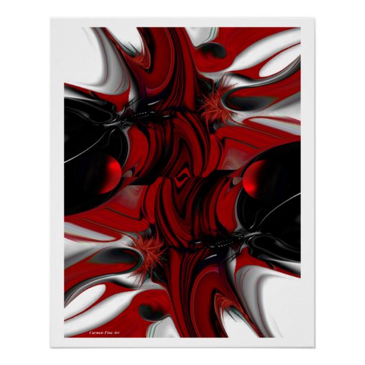 "Perceptieve creatie", glanzend Poster (Voorkant)