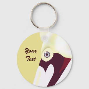 Perceptieve Pelicaanse Sleutelhanger