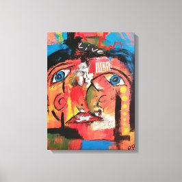 Perception Collage Stretted Canvas Print
