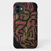 Perception Inspirerend Word Art Case-Mate iPhone Case (Achterkant)