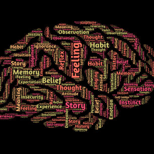 Perception Inspirerend Word Art T-shirt