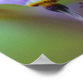 Perception Quote Paars Flower Inspirerend Poster (Hoek)