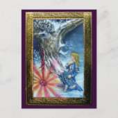 PERCEVAL EN VISIE VAN DE HOOGSTE GRAIL BRIEFKAART (Voorkant)