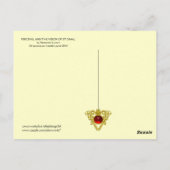 PERCEVAL EN VISIE VAN DE HOOGSTE GRAIL BRIEFKAART (Achterkant)