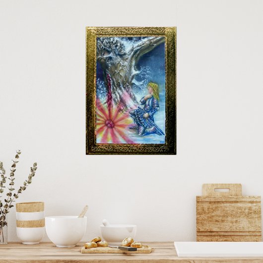 PERCEVAL EN VISIE VAN DE HOOGSTE GRAIL POSTER (Keuken)