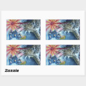 PERCEVAL EN VISIE VAN DE HOOGSTE GRAIL RECHTHOEKIGE STICKER (Vel)