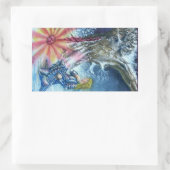 PERCEVAL EN VISIE VAN DE HOOGSTE GRAIL RECHTHOEKIGE STICKER (Tas)