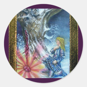 PERCEVAL EN VISIE VAN DE HOOGSTE GRAIL RONDE STICKER