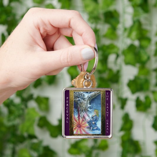 PERCEVAL EN VISIE VAN DE HOOGSTE GRAIL SLEUTELHANGER (Hand)