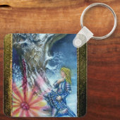 PERCEVAL EN VISIE VAN DE HOOGSTE GRAIL SLEUTELHANGER (Achterkant)