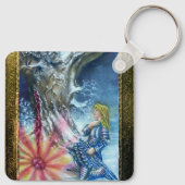 PERCEVAL EN VISIE VAN DE HOOGSTE GRAIL SLEUTELHANGER (Achterkant)