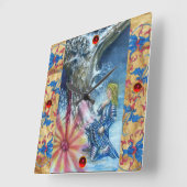 PERCEVAL EN VISIE VAN HEILIGE GRAIL VIERKANTE KLOK (Hoek)