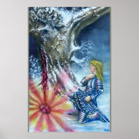 PERCEVAL EN VISIOEN VAN DE HEILIGE GRAAL POSTER (Voorkant)