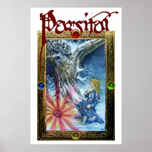 PERCEVAL EN VISIOEN VAN DE HEILIGE GRAAL POSTER (Voorkant)