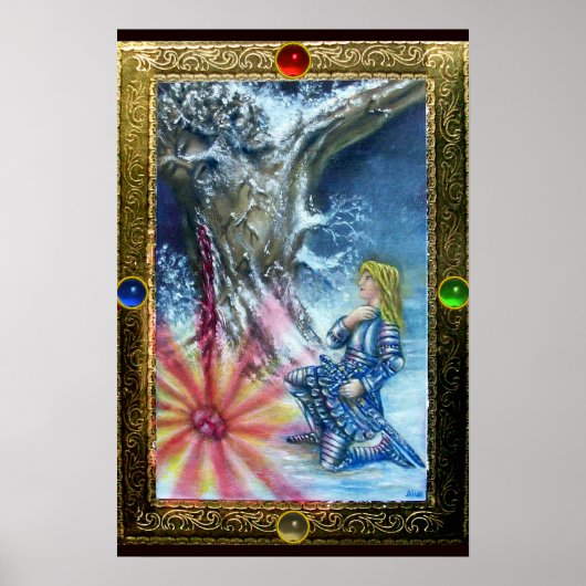 PERCEVAL EN VISIOEN VAN DE HEILIGE GRAAL POSTER (Voorkant)