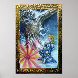 PERCEVAL EN VISIOEN VAN DE HEILIGE GRAAL POSTER