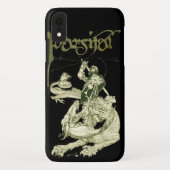 PERCEVAL FIGHTING DRAGON,VRAGENHOLY GRAIL Fantasy Case-Mate iPhone Case (Achterkant)