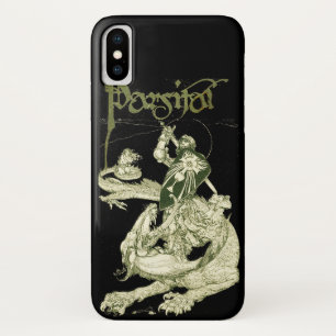 PERCEVAL FIGHTING DRAGON,VRAGENHOLY GRAIL Fantasy Case-Mate iPhone Case