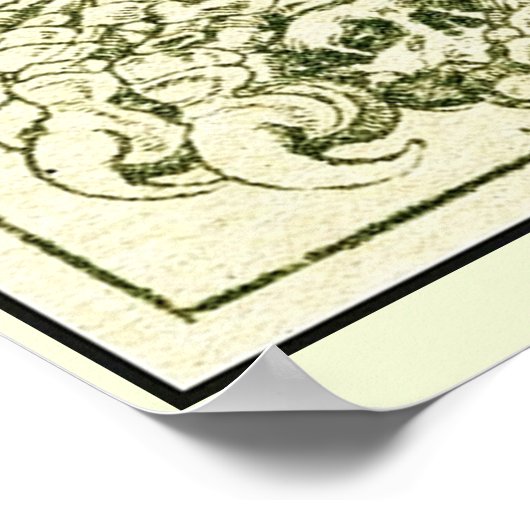 PERCEVAL FIGHTING DRAGON,VRAGENHOLY GRAIL Fantasy Poster (Hoek)