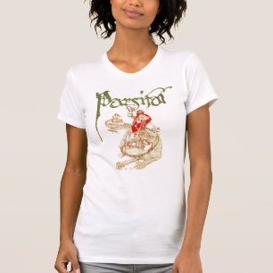 PERCEVAL FIGHTING DRAGON,VRAGENHOLY GRAIL Fantasy T-shirt