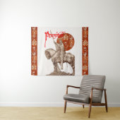 PERCEVAL LEGEND, QUEST HOLY GRAILRed White Fantasy Wandkleed (In Situ (horizontaal))