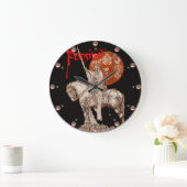 PERCEVAL LEGEND /QUEST OF HOLY GRAIL Red Fantasy Grote Klok (Huis)