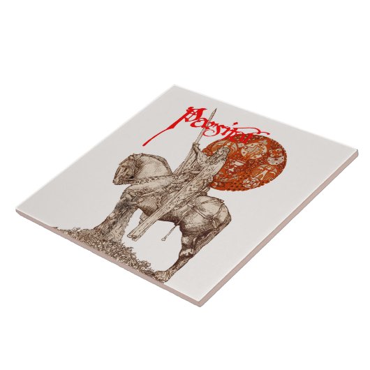 PERCEVAL LEGEND/VRAGE VAN DE HOLY GRAIL Fantasy Tegeltje (Zijkant)