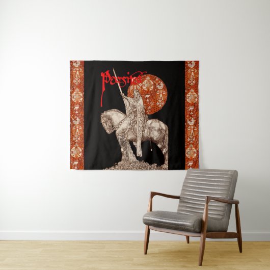 PERCEVAL LEGEND/VRAGE VAN DE HOLY GRAIL Fantasy Wandkleed (In Situ (horizontaal))