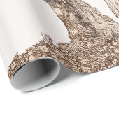 PERCEVAL LEGEND/VRAGE VAN DE HOLY GRAIL Red White Cadeaupapier (Rol Hoek)