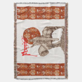 PERCEVAL LEGEND/VRAGE VAN DE HOLY GRAIL Red White Deken (Voorkant Verticaal)