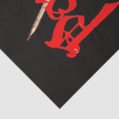 PERCEVAL LEGEND/VRAGE VAN HET HOLY GRAIL Red Tissuepapier (Detail)