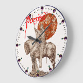 PERCEVAL LEGEND/VRAGE VAN HOLY GRAIL Red Fantasy Grote Klok (Hoek)