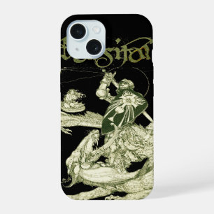 PERCEVAL VECHT TEGEN DE DRAAK, ZOEKTOCHT HEILIGE G iPhone 15 CASE